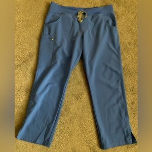 FIGS Ciel blue scrub pants